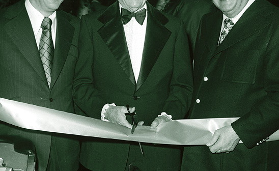 Bild: Bild Boyd, Oran Gragson, Sam Boyd, Grand Opening, California Casino, 1975
