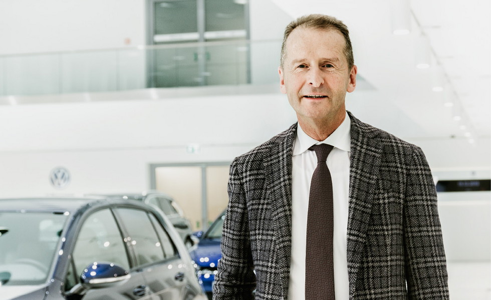 Bild: VW, Herbert Diess, CEO, Volkswagen, Wolfsburg