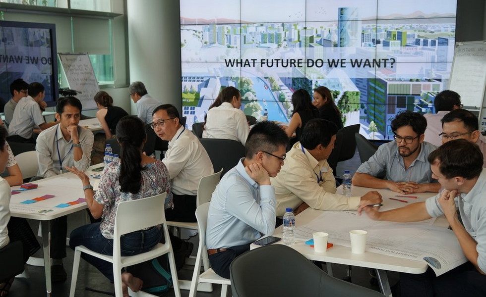 Bild: „Workshop“, Workshop der UHI-Task Force und der Forscher von Cooling Singapore