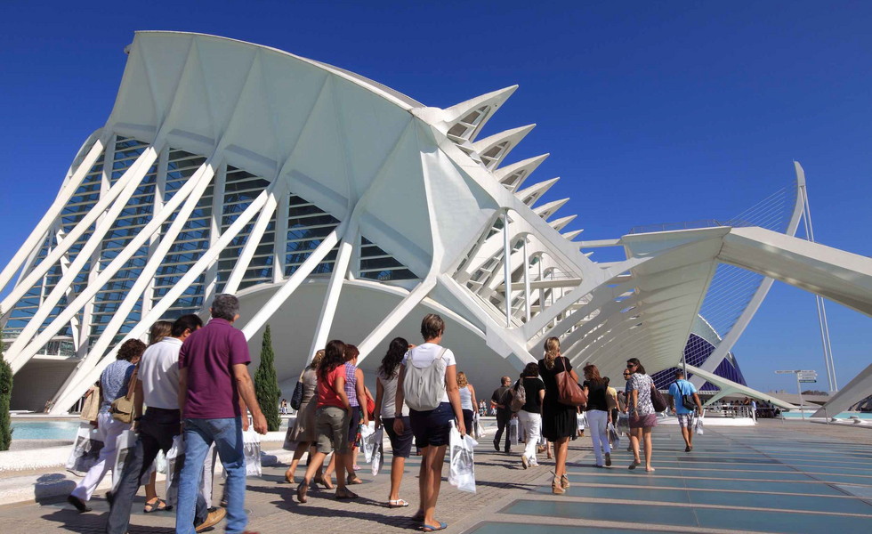 Bild: City of Arts and Sciences, El Museu de les Ciències Príncipe Felipe, Tourism, Visitors