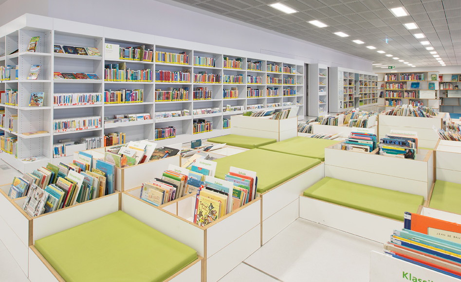 Library, Stuttgart, Stadtbibliothek, futuristisch, modern 1