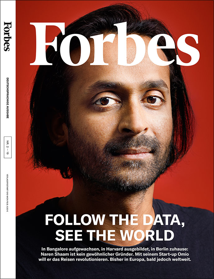 Bild: Forbes-Cover, Naren Shaam, Omio